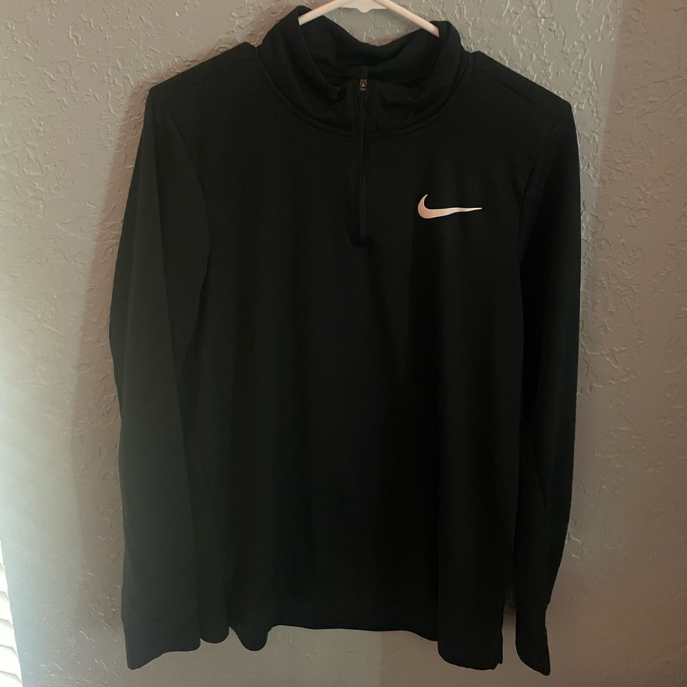 Nike Men's Black Zip-Up Sweater